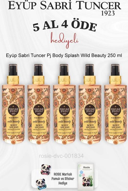 Pj Body Splash Wild Beauty 250 ml 5 Al 4 Öde ve Rosie Pamuk