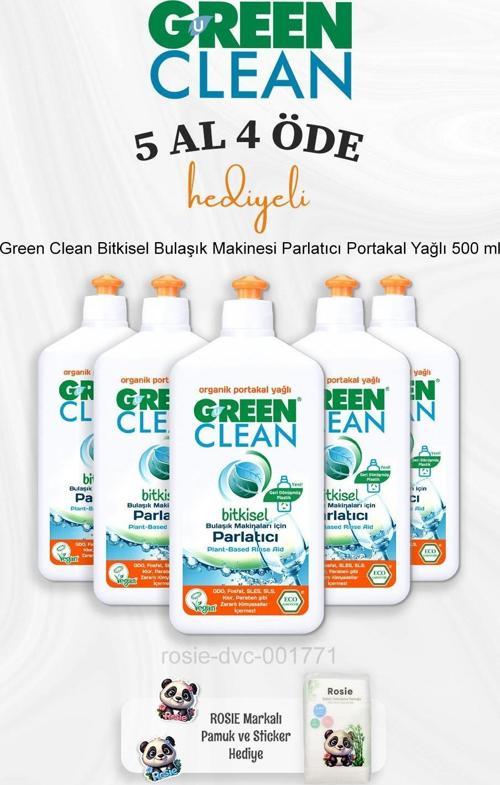 Bitkisel Bulaşık Makinesi Parlatıcı Portakal Yağlı 500 ml 5 Al 4 Öde ve Rosie Pamuk