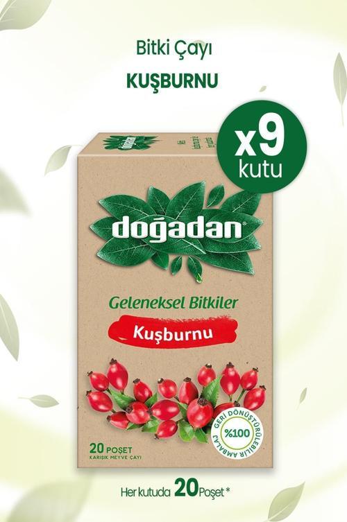 Kuşburnu Çayı 20'li x 9 Adet