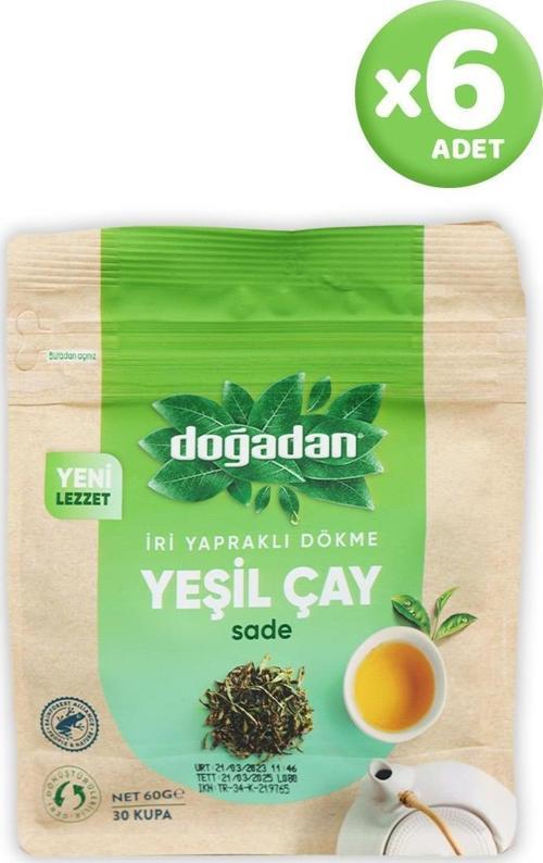 Dökme Yeşil Çay Sade 60 gr x 6 Adet