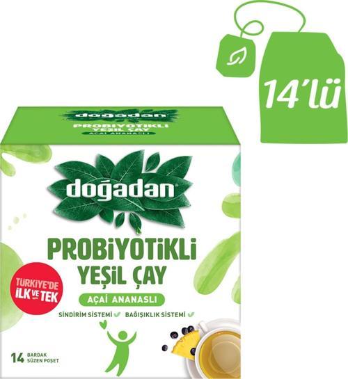 Probiyotikli Yeşil Çay Açai Ananaslı 14'lü
