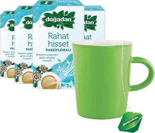 Rahat Hisset Passifloralı 18'li x 4, Yeşil Kupa Hediyeli