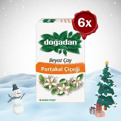Yılbaşı Paketi Beyaz Çay Portakal Çiçeği 34 G 18 'Li x 6