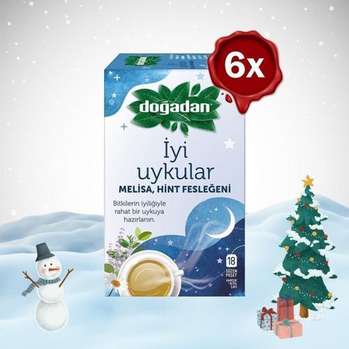 Yılbaşı Paketi İyi Uykular Çayı Melisa ve Hint Fesleğeni x 6