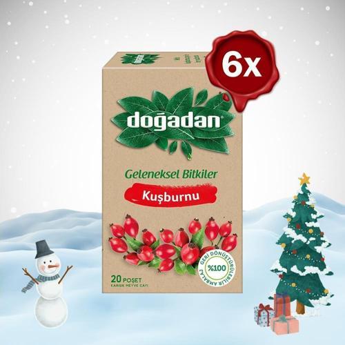 Yılbaşı Paketi Kuşburnu Çayı 20'li x 6