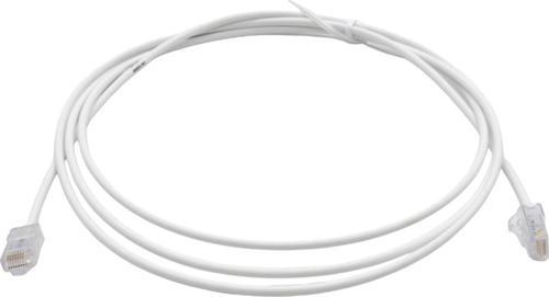 PATCH CORD  UTP CAT6 2 MT SLIM WHITE  (08F007)