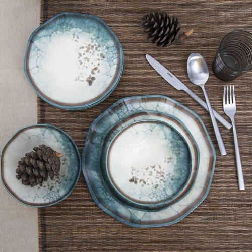 Nesrin 24 Parça 6 Kişilik Bone Yemek Takımı - 1341