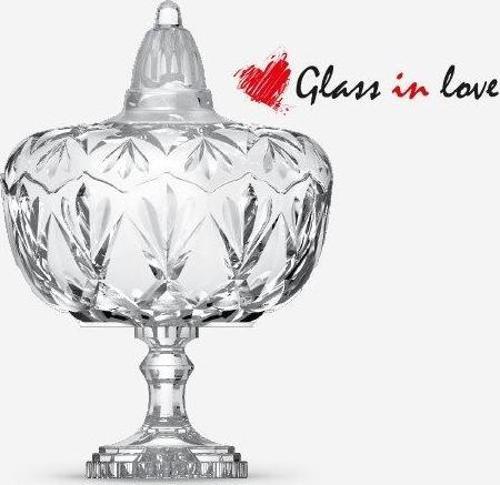 Glass İn Love Cam Ayaklı Şekerlik 650 ml