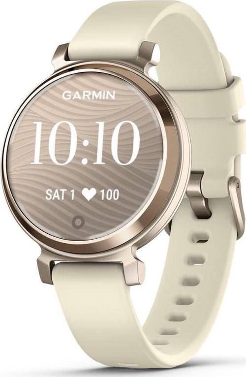  Garmin Lily 2 Krem Altın Hindistan Cevizi Silikon Kayışlı