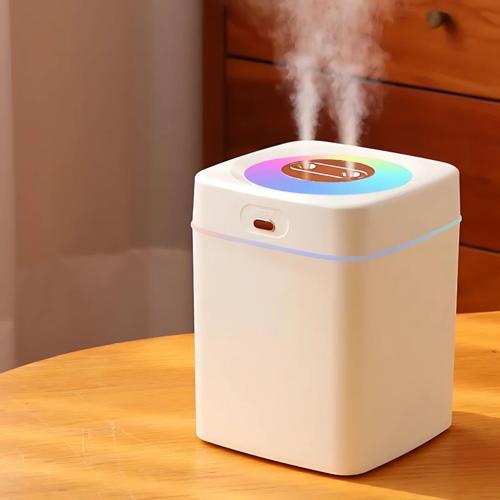 3 Litre Nano Ultrasonik Çift Püskürtmeli Hava Nemlendirici, Buhar Makinesı, Koku Eklenebilir