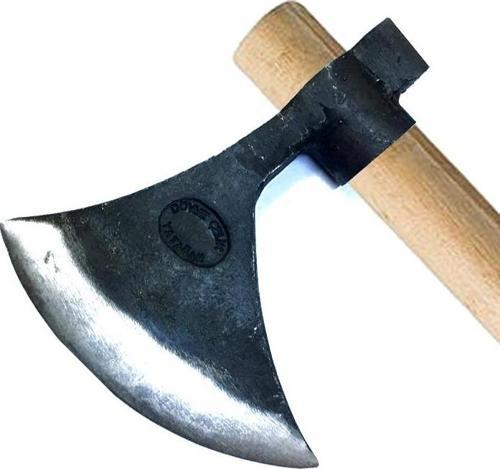 Keserli Saplı Büyük Ay Balta 90 cm - Dövme Çelikten