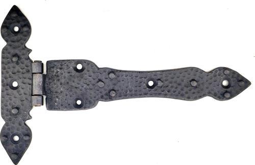 Antika Tarz Dekoratif Pirinç Kuyruklu Düğmeli Menteşe No3 - 155x240 mm, Oksit