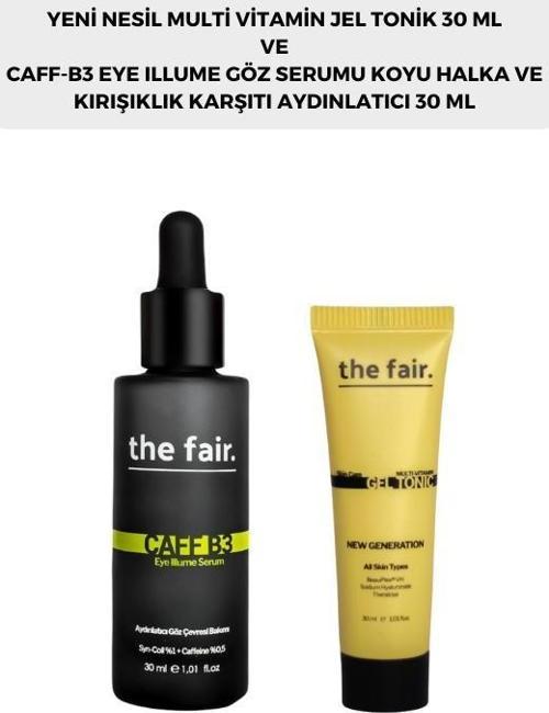 Multi Vitamin Jel Tonik 30 ml ve Aydınlatıcı Göz Çevresi Serumu 30 ml