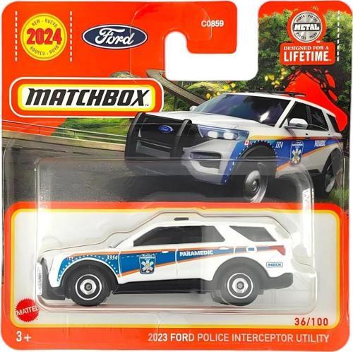 C0859 Matchbox 1:64 Tekli Arabalar 2023 Ford Police Interceptor Utility HVN42