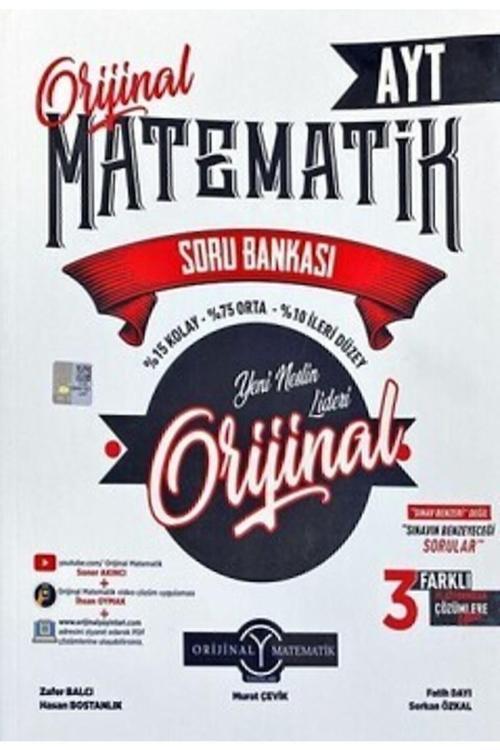 Orijinal Yayınları Ayt Orijinal Matematik Soru Bankası - 2025