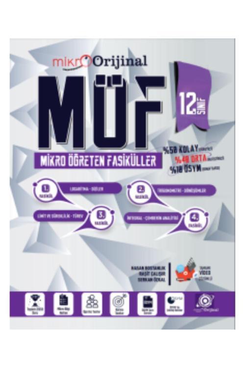 Orjinal Yayınları Orijinal Mikro 12. Sınıf Matematik Möf Mikro Öğreten Fasiküller