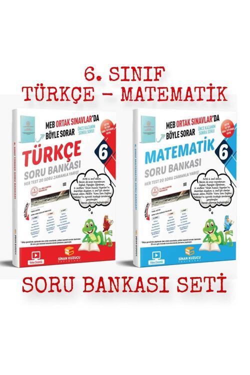 Sinan Kuzucu Yayınları 6. Sınıf Türkçe Matematik Soru Bankası Seti