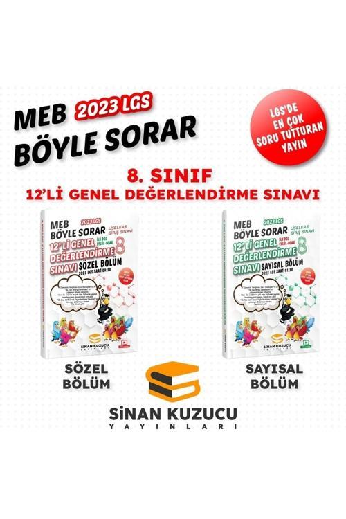 Sinan Kuzucu Yayınları 8. Sınıf 12 Li Değerlendirme Sınavı Deneme 1. Dönem Sayısal Sözel Ilk Doz