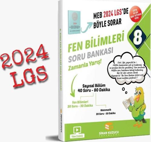 Sinan Kuzucu Yayınları Meb Böyle Sorar Lgs Fen Bilimleri Soru Bankası