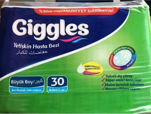 Hasta Bezi Bağlamalı Large Beden 30 Adet