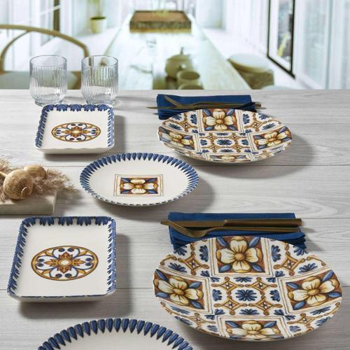 Camelia 18 Parça 6 Kişilik Bone Kahvaltı Takımı - 16771