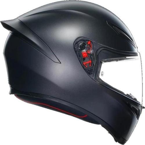 K1 S Mono Kapalı Kask Mat Siyah MEDIUM