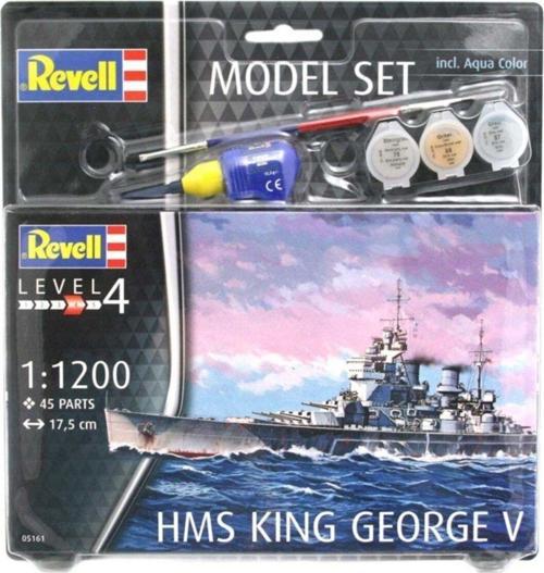 Revell 1:1200 Hms King George V Model Seti 65161 Oyuncak