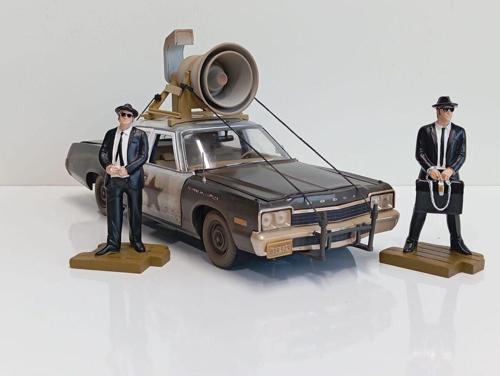 1:18 1974 Dodge Monaco Blues Mobile Hollywood Filmi Serisi