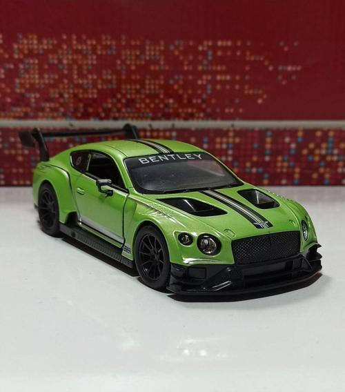 1: 38 Çek Bırak Metal Model Yeşil Continental Gt3
