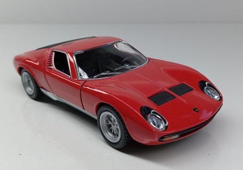 1:34 Ölçek 1971 Lamborghini Miura P-400 Sv Çek/Bırak Metal Araba