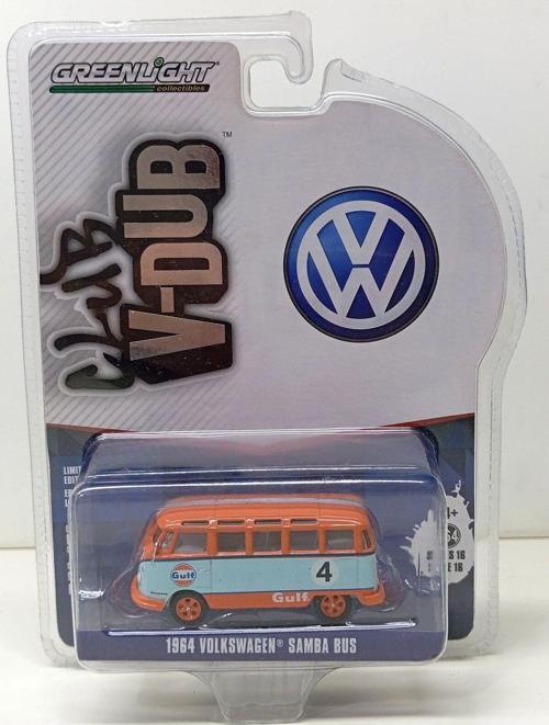 1:64 Clup Wv-Dub Series 1964 Volkswagen Minibüs Gulf