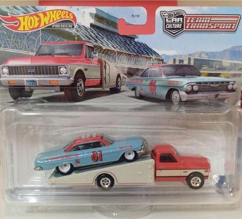 1:64 Team Transport 61 İmpala Chevy Rampa Kamyonu
