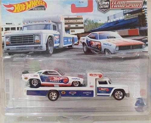 1:64 Team Transport 72 Plymouth Cuda Retro Rig Kamyon Â