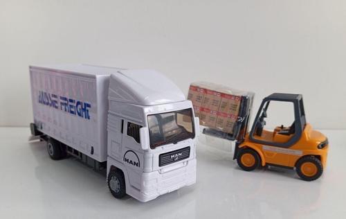 1:48 Man Kamyon Ve Forklift Set