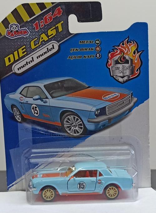 Dianomi - 1:64 Ford Must4Ng Gulf 15 Çek Bırak Kapısı Açılır.