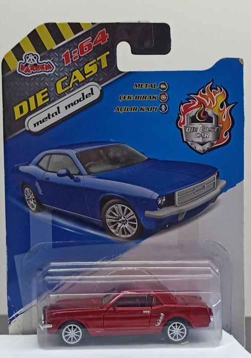 Dianomi V 1:64 Ford Must4Ng Çek-Bırak Kapılar Açılır. Küçük Boy Bordo