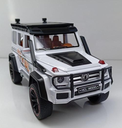 Vard. 1:22 Mercedes-Benz G Klasse Uzunluğu 22 Cm Yüksekliği 12 Cm Çek Bırak Sesli Işıklı Metal Model