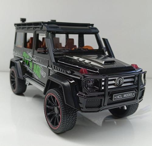 Vrd. 1:22 Mercedes-Benz G Klasse Uzunluğu 22 Cm Yüksekliği 12 Cm Çek/Bırak Sesli Işıklı Metal Araba
