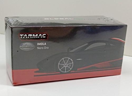 Tarmac 1:64 Pagani İmola Nero Oro (7 Cm Uzunluğunda Küçük Meta Modeldir.