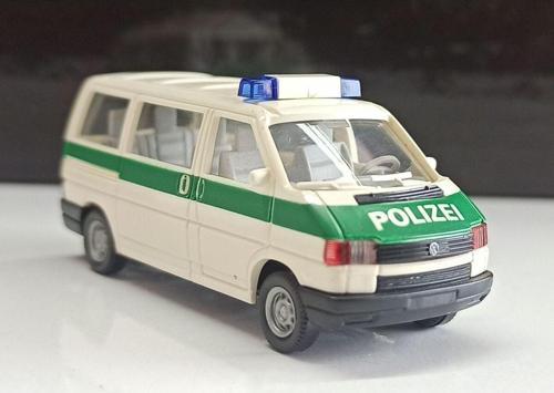 1:87 Volkswagen Caravella Minibüs Polızei ( Minik Boy Plastik Model Detaylı)