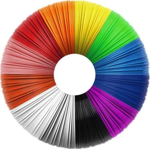 3D Kalem Yazıcı İçin Filament 10 Renk Toplam 20 Metre
