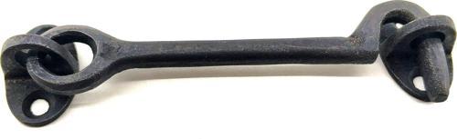 Antika Tarz Dekoratif Pirinç Maymuncuk Çengeli - 13cm, Oksit