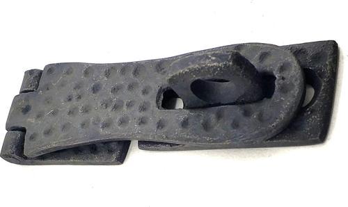 Antika Tarz Dekoratif Pirinç Sandık Askısı - 70x27 mm, Oksit