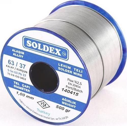 63-37 Lehim Teli 200 Gr 0,75 mm, Sn:63 - Pb:37