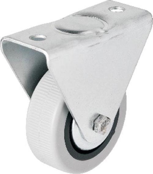 Hts 106 - 50 mm Sabit Kapaklı Gri PVC Teker