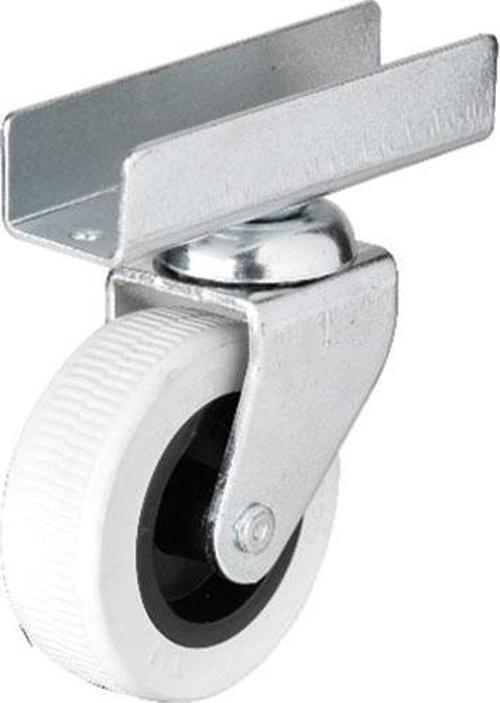 Hts 323 - 50x20 mm Gri Uzun U Tablalı Teker 4 Adet