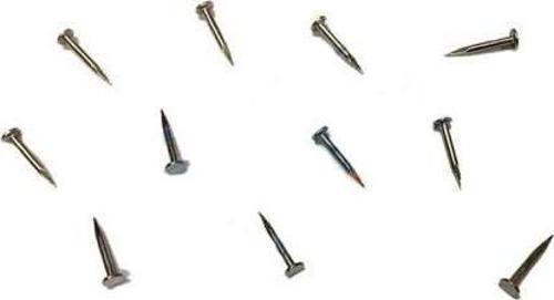 Klips, Menteşe, Ayağı Çivisi 9mm Çelik - Nikel 100gr