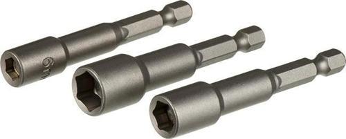 Manyetik Somun Adaptörü - 3 lü set 6,8,10x65 mm