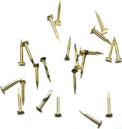 Klips, Menteşe, Ayağı Çivisi 9mm Çelik - Sarı 100gr