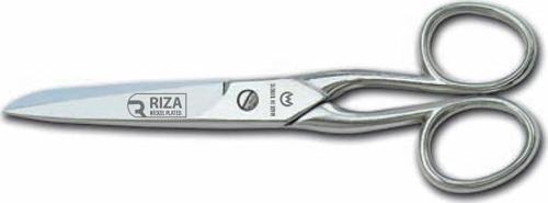 Rıza A4431-6 İplik ve Saya Makası No: 6 inç / 15,24 cm - Nikel Kaplama